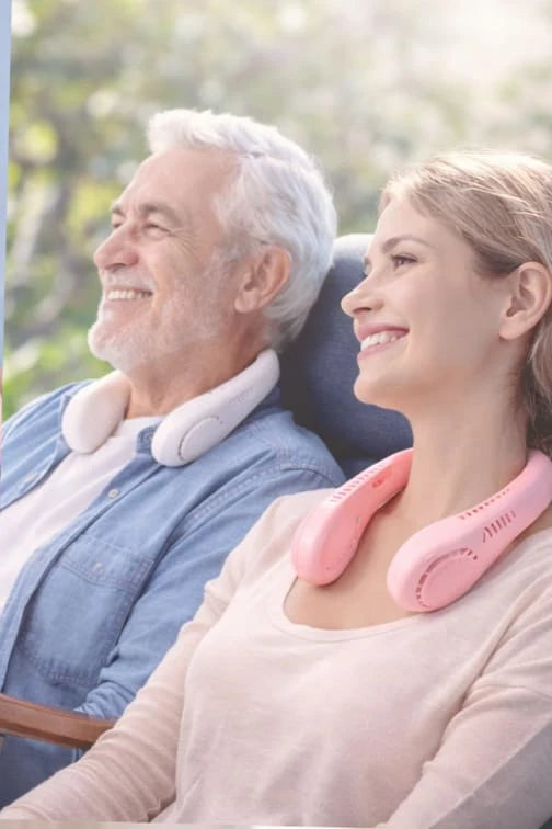 Portable Rechargeable Neck Fan