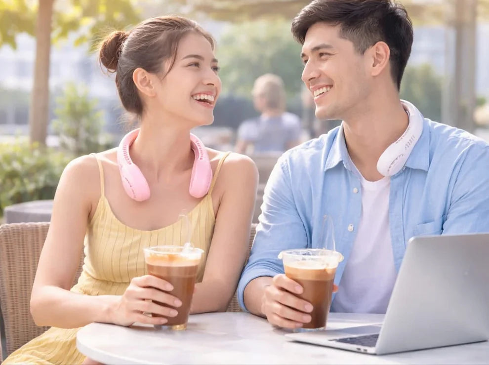 Portable Rechargeable Neck Fan