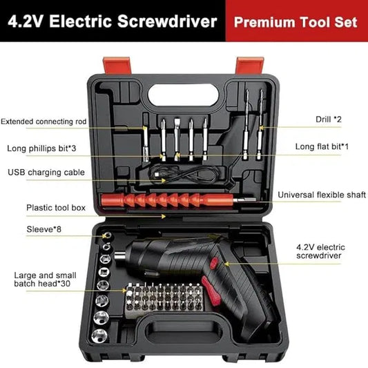 Metal Electric Screwdriver(47 pcs Set)